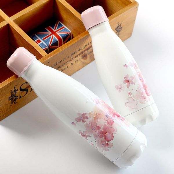 water bottles bearknight 350/550ml simple stainless steel leakproof pink cherry blossom bottle creative portable handheld kettle
water bottles bearknight 350/550ml simple stainless steel leakproof pink cherry blossom bottle creative portable handheld kettle