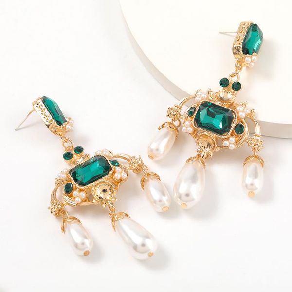 spring fashion metal rhinestone imitation pearl dangle earrings women's creative party jewelry accessories & chandelier, Silver
spring fashion metal rhinestone imitation pearl dangle earrings women's creative party jewelry accessories & chandelier, Silver
