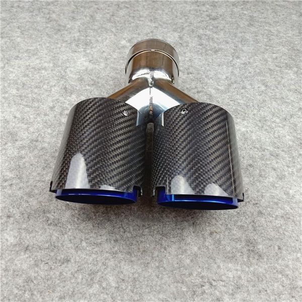 motorcycle exhaust system one piece double carbon fiber pipe stainless steel muffler y model tailpipe grilled blue glossy nozzle car accesso
motorcycle exhaust system one piece double carbon fiber pipe stainless steel muffler y model tailpipe grilled blue glossy nozzle car accesso