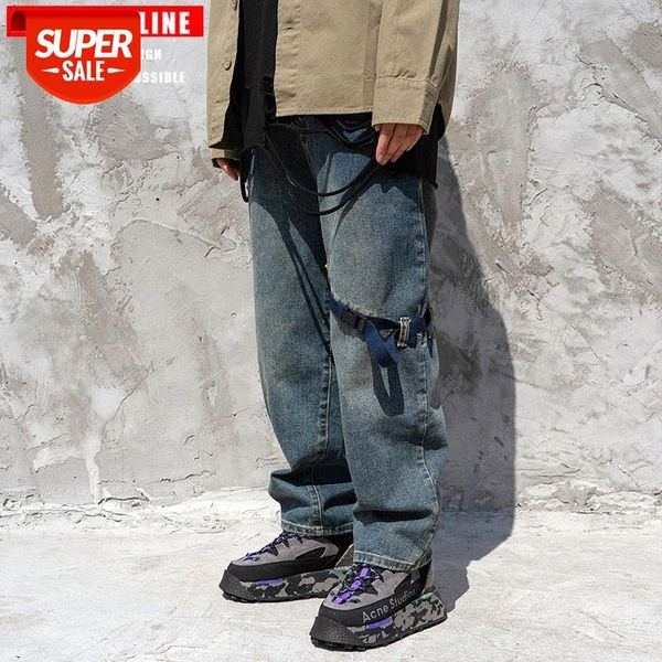tkpa retro workwear ami khaji washed country jeans men's and women's street hip hop pants #zw20, Blue
tkpa retro workwear ami khaji washed country jeans men's and women's street hip hop pants #zw20, Blue