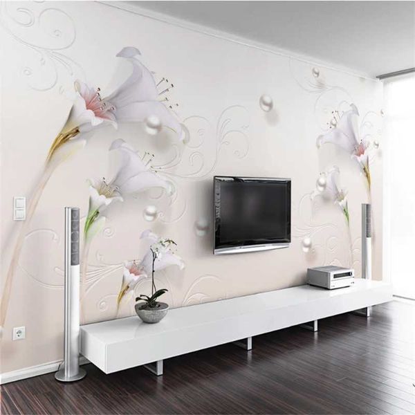 wallpapers wellyu customized wallpaper 3d chinese simple jewelry three-dimensional lily background living room bedroom
wallpapers wellyu customized wallpaper 3d chinese simple jewelry three-dimensional lily background living room bedroom