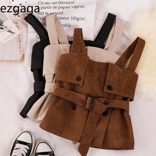 women's tanks & camis ezgaga corduroy vest ladies fashion korean sweet lace up sleeveless crop women outwear camisole button solid y2k, White
women's tanks & camis ezgaga corduroy vest ladies fashion korean sweet lace up sleeveless crop women outwear camisole button solid y2k, White