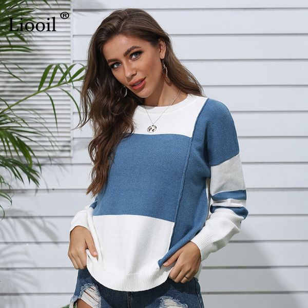 knits casual patchwork knitted sweater women color block long sleeve o neck womens autumn winter pullovers and jumpers, White
knits casual patchwork knitted sweater women color block long sleeve o neck womens autumn winter pullovers and jumpers, White