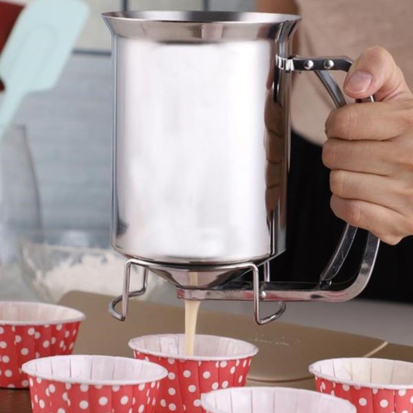 handheld pancake batter dispenser with lid stainless steel professional funnel kitchen tool for baking cake cupcakes & pastry tools
handheld pancake batter dispenser with lid stainless steel professional funnel kitchen tool for baking cake cupcakes & pastry tools