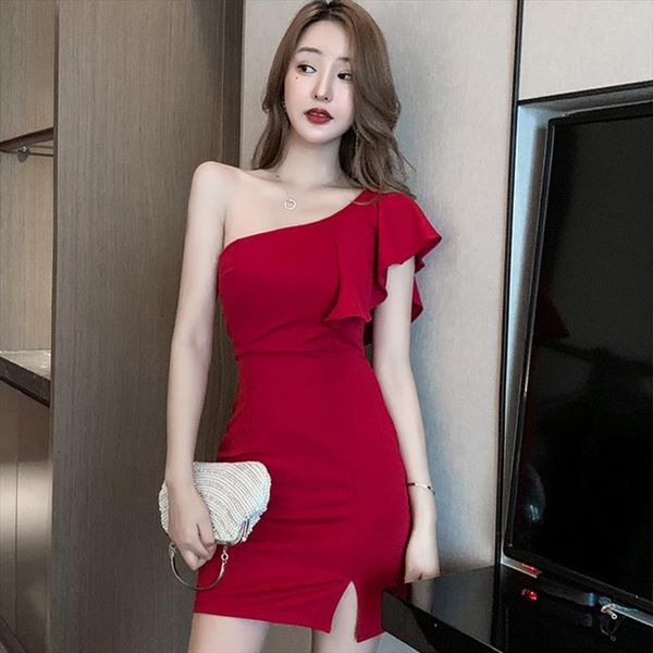 irregular temperament slim fit bag women dresses buttock black bra off shoulder nightclub womens wear, Black;gray
irregular temperament slim fit bag women dresses buttock black bra off shoulder nightclub womens wear, Black;gray