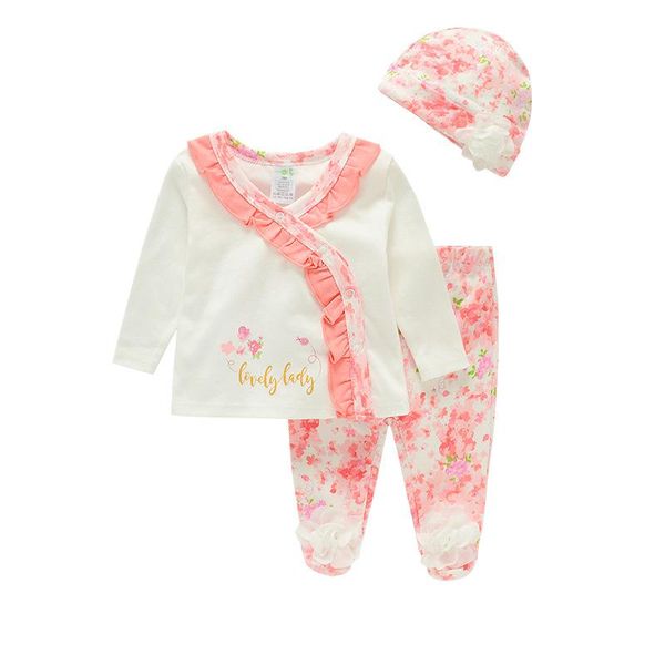 clothing sets 2021 baby cotton boys girls born printed suit 3pcs long sleeve pants+cap kids 1218, White
clothing sets 2021 baby cotton boys girls born printed suit 3pcs long sleeve pants+cap kids 1218, White