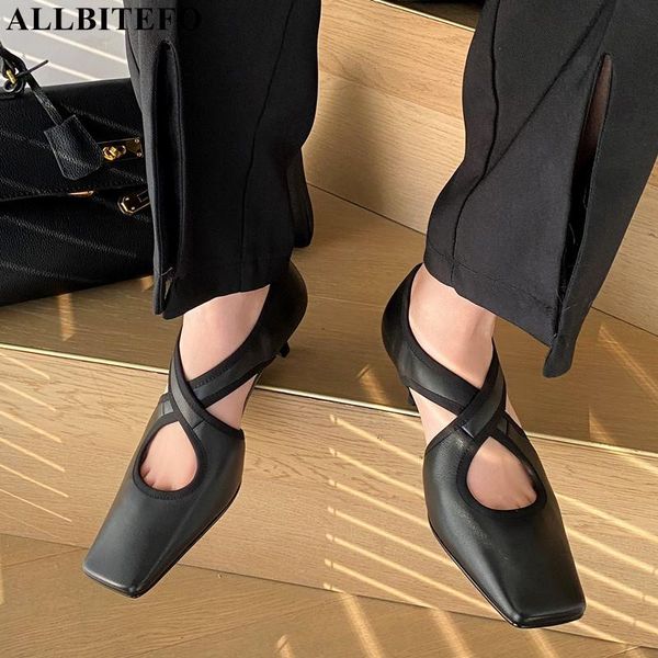 dress shoes allbitefo square toe genuine leather brand high heels retro women alons hauts femme heel, Black
dress shoes allbitefo square toe genuine leather brand high heels retro women alons hauts femme heel, Black
