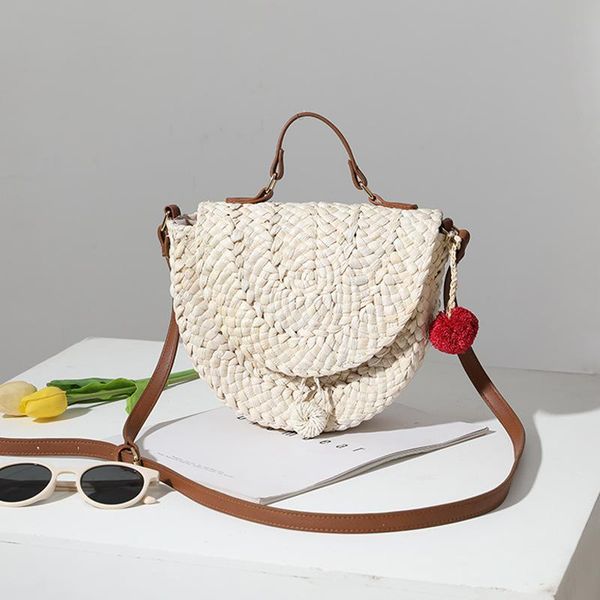 evening bags 2021 straw cute fur ball one-shoulder portable woven messenger small female
evening bags 2021 straw cute fur ball one-shoulder portable woven messenger small female