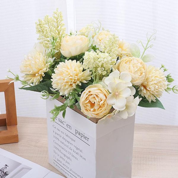 decorative flowers & wreaths autumn peony artificial silk bouquet home decoration accessories wedding bride fake flower faux li
decorative flowers & wreaths autumn peony artificial silk bouquet home decoration accessories wedding bride fake flower faux li