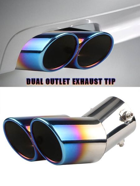 manifold & parts dual outlet car exhaust tip stainless steel bevel edge auto muffler universal exterior supplies for 1.5l-2.2l
manifold & parts dual outlet car exhaust tip stainless steel bevel edge auto muffler universal exterior supplies for 1.5l-2.2l