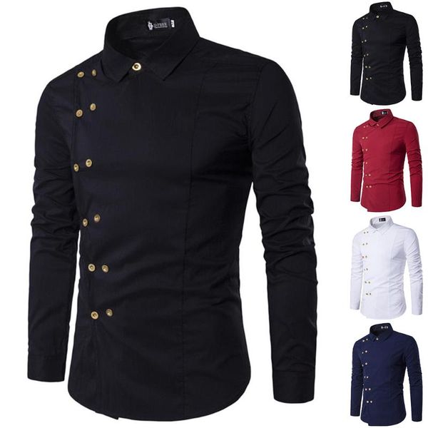 men's casual shirts vicabo men slim fit long sleeve shirt holiday button up solid blouse tee autumn winter work top, White;black
men's casual shirts vicabo men slim fit long sleeve shirt holiday button up solid blouse tee autumn winter work top, White;black