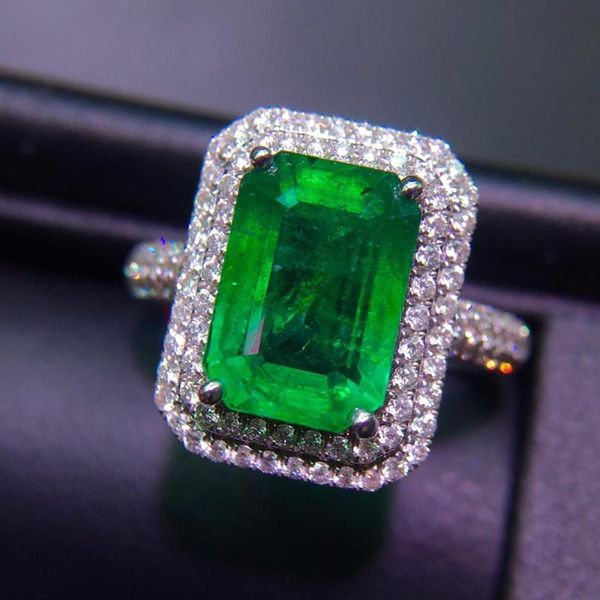 emerald ring 3.04ct pure 18 k gold jewelry 100% natural gemstone diamond female wedding rings for women fine cluster, Golden;silver
emerald ring 3.04ct pure 18 k gold jewelry 100% natural gemstone diamond female wedding rings for women fine cluster, Golden;silver