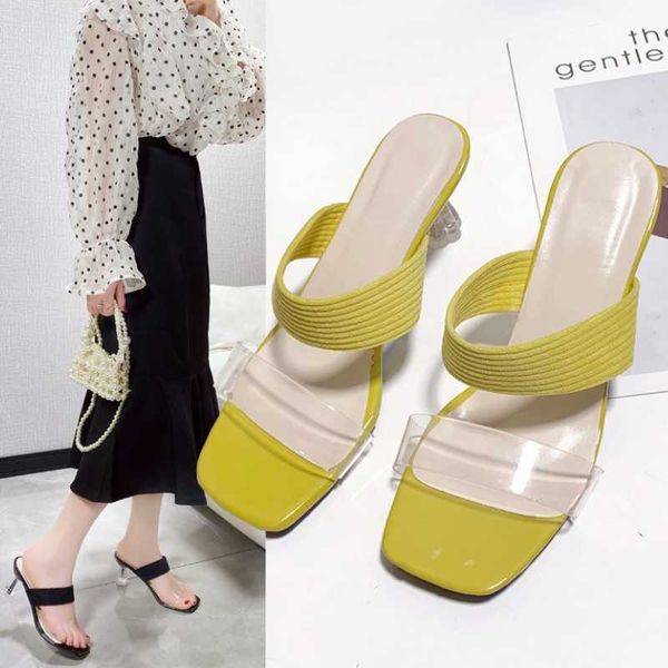 slippers summer women's heel flip flops transparent 6cm heels sandals women mules ladies shoes 34-42 sandales mujer wsh3937, Black
slippers summer women's heel flip flops transparent 6cm heels sandals women mules ladies shoes 34-42 sandales mujer wsh3937, Black