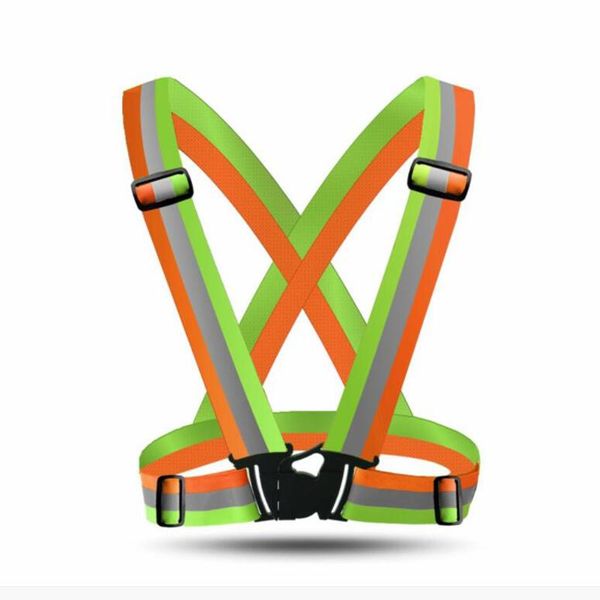 running jerseys reflective vest adjustable safety elastic night warning outdoor for cycling sport construction, Black;blue
running jerseys reflective vest adjustable safety elastic night warning outdoor for cycling sport construction, Black;blue
