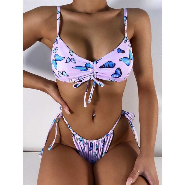 new butterfly printed knotted bikini female swimsuit women swimwear two-pieces bikini set bather bathing suit swim lady k2705
new butterfly printed knotted bikini female swimsuit women swimwear two-pieces bikini set bather bathing suit swim lady k2705