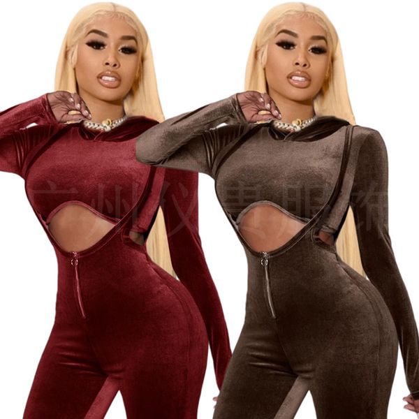women's two piece pants solid color three-dimensional cut tight-fitting hoodie suit velvet two-pieces sports suit, White
women's two piece pants solid color three-dimensional cut tight-fitting hoodie suit velvet two-pieces sports suit, White