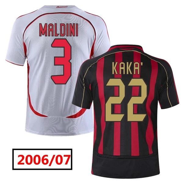 men's t-shirts 2006/07 retro soccer jersey home and away red white black kaka maldili inzaghi shirts camiseta uniforms in stock
men's t-shirts 2006/07 retro soccer jersey home and away red white black kaka maldili inzaghi shirts camiseta uniforms in stock