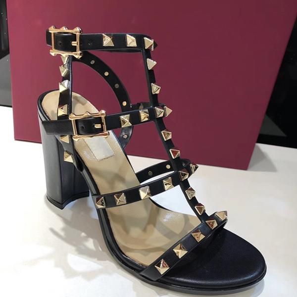 multi function roman gladiator sandals fashion chunky high heel designer summer 2021 for women unique casual double metal buckle studded riv, Black
multi function roman gladiator sandals fashion chunky high heel designer summer 2021 for women unique casual double metal buckle studded riv, Black