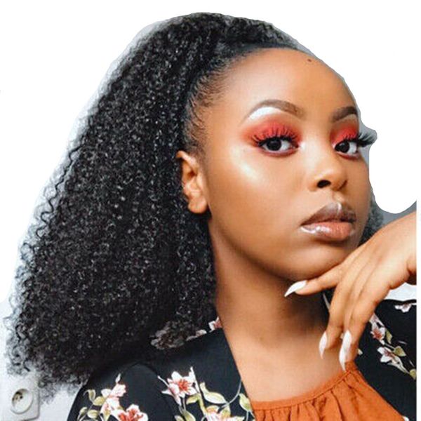 full head brazilian human virgin remy kinky curly drawstring ponytail hair extensions natral black 1b color 140g one set
full head brazilian human virgin remy kinky curly drawstring ponytail hair extensions natral black 1b color 140g one set