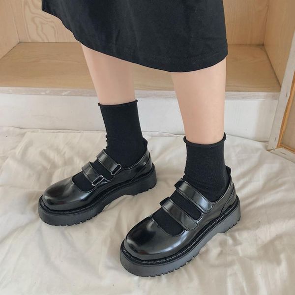 dress shoes japanese lolita girl shiny mary jane college creepers black harajuku pumps retro belt buckle 2021
dress shoes japanese lolita girl shiny mary jane college creepers black harajuku pumps retro belt buckle 2021