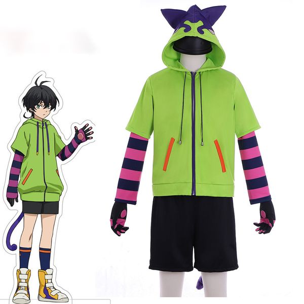 sk8 the infinity anime cosplay costumes miya chinen cosplay hooded zipper costume short wig hoodie jacket tail gloves party prop, Black
sk8 the infinity anime cosplay costumes miya chinen cosplay hooded zipper costume short wig hoodie jacket tail gloves party prop, Black