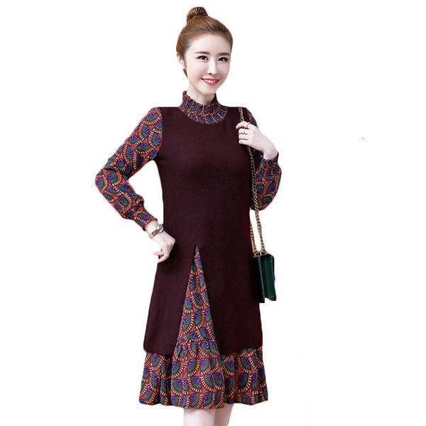 dress malha spring autumn size big 5xl chiffon mode printing false two-piece amendment of women's dressed lq706 a53f, Black;gray
dress malha spring autumn size big 5xl chiffon mode printing false two-piece amendment of women's dressed lq706 a53f, Black;gray