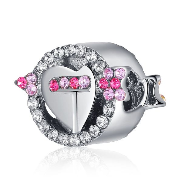 fits pandora bracelets 20pcs pink crystal cupid's arrow heart charms beads fits pandora charms bracelet necklace for jewelry making 925, Black
fits pandora bracelets 20pcs pink crystal cupid's arrow heart charms beads fits pandora charms bracelet necklace for jewelry making 925, Black