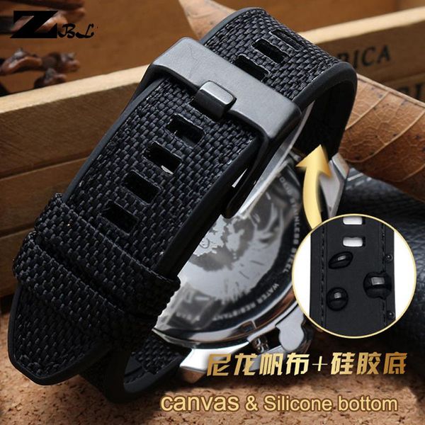watch bands canvas resin double-layer strap watchband 24mm 26mm 28mm for band dz4500 dz7420 dz4506 silicone bracelet, Black;brown
watch bands canvas resin double-layer strap watchband 24mm 26mm 28mm for band dz4500 dz7420 dz4506 silicone bracelet, Black;brown