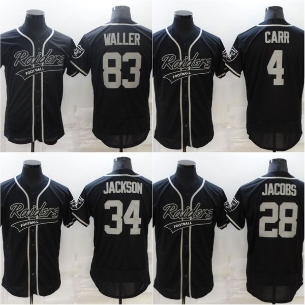 4 derek carr rugby baseball joint jersey 34 bo jackson 28 josh jacobs 83 darren waller 75 howie long 84 brown customize any number and name, Blue;black
4 derek carr rugby baseball joint jersey 34 bo jackson 28 josh jacobs 83 darren waller 75 howie long 84 brown customize any number and name, Blue;black