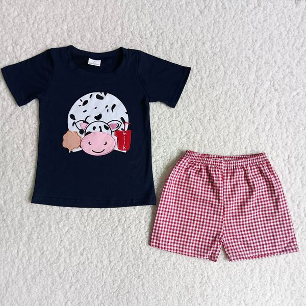 kids designer clothes boys summer sets toddler boy clothing boutique embroidery cow baby outfits short sleeves shirt woven shorts children k, White
kids designer clothes boys summer sets toddler boy clothing boutique embroidery cow baby outfits short sleeves shirt woven shorts children k, White