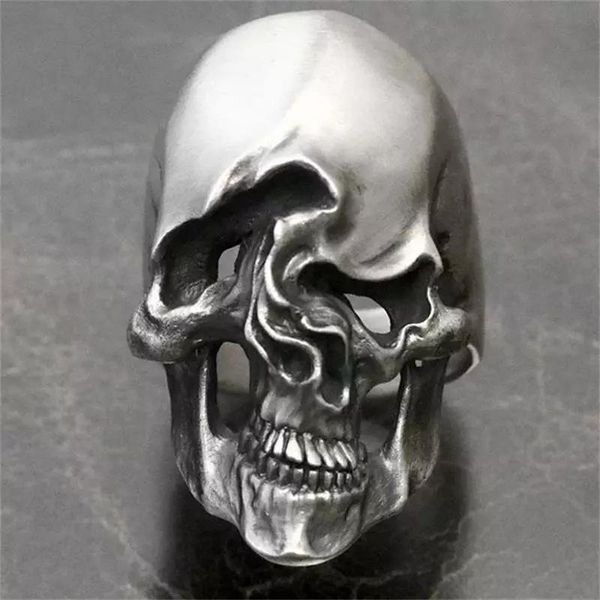 men's vintage stainless steel tube silver color ring fashion skull jewelry punk gothic cycling domineering cluster rings, Golden;silver
men's vintage stainless steel tube silver color ring fashion skull jewelry punk gothic cycling domineering cluster rings, Golden;silver