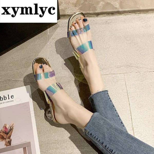 summer women slippers ladies transparent pvc colorful bling slides woman outdoor beach shoes women's mid thick heels 2021, Black
summer women slippers ladies transparent pvc colorful bling slides woman outdoor beach shoes women's mid thick heels 2021, Black