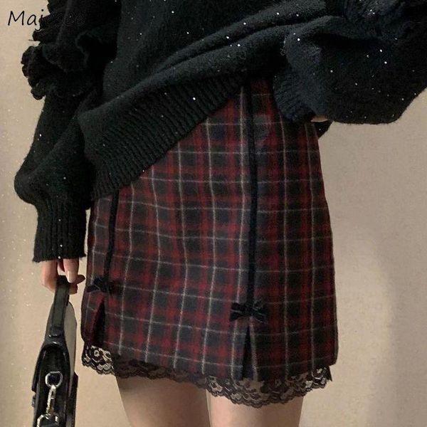 skirts women vintage retro high waist red plaid split spliced lace bow sweet girls japanese students design mini chic, Black
skirts women vintage retro high waist red plaid split spliced lace bow sweet girls japanese students design mini chic, Black