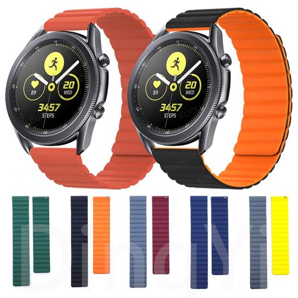 watch bands for samsung galaxy 3 silicone magnetic strap 45mm 41mm watchband 46mm 42mm bracelet active 2 44mm 40mm band, Black;brown
watch bands for samsung galaxy 3 silicone magnetic strap 45mm 41mm watchband 46mm 42mm bracelet active 2 44mm 40mm band, Black;brown