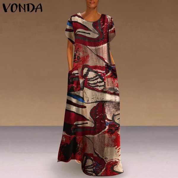 2021plus size women short sleeve dress vonda female casual cotton vintage printed dress bohemian summer beach sundress plus size, Black;gray
2021plus size women short sleeve dress vonda female casual cotton vintage printed dress bohemian summer beach sundress plus size, Black;gray