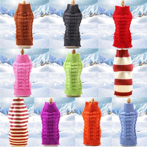 dog apparel warm small jumper winter sweater coat 8 color pet elasticity knitted turtleneck cat clothing
dog apparel warm small jumper winter sweater coat 8 color pet elasticity knitted turtleneck cat clothing