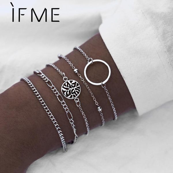 link, chain if me vintage silver color link bracelet set for women bohemian round tree metal bracelets bangles bijoux jewelry gift, Black
link, chain if me vintage silver color link bracelet set for women bohemian round tree metal bracelets bangles bijoux jewelry gift, Black
