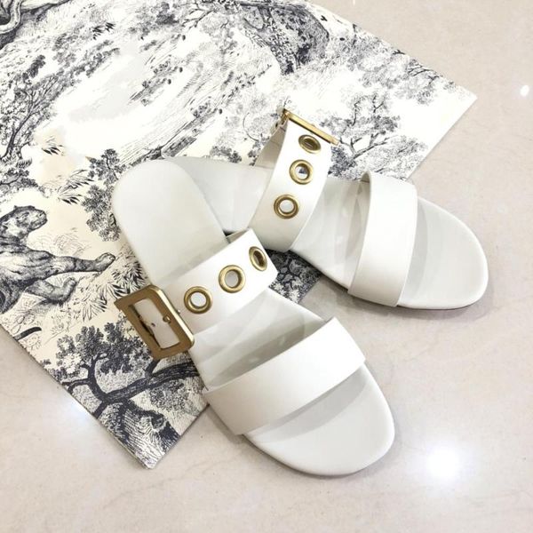 slippers shoes women summer casual classic slipeprs genuine leather round toe metal decor zapatos de mujer, Black
slippers shoes women summer casual classic slipeprs genuine leather round toe metal decor zapatos de mujer, Black