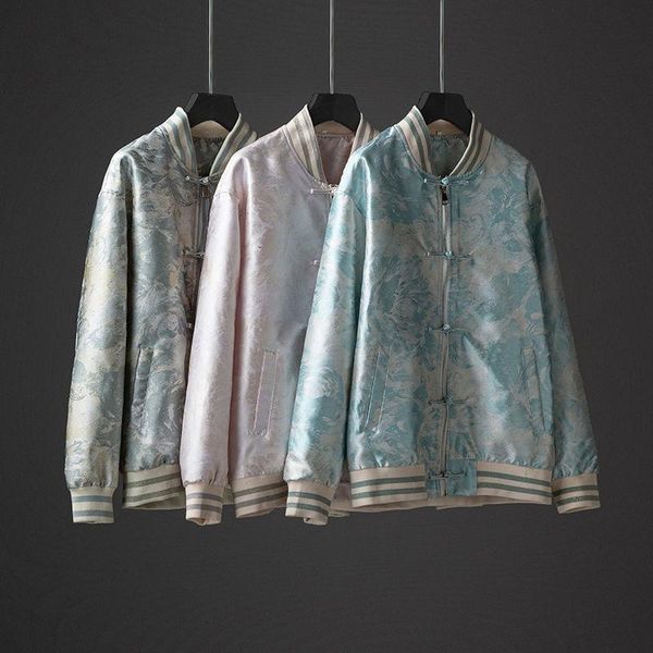men's jackets mrgb autumn satin chinese style button mens jacket oversize vintage fashion male coats streetwear loose casual outerwear, Black;brown
men's jackets mrgb autumn satin chinese style button mens jacket oversize vintage fashion male coats streetwear loose casual outerwear, Black;brown