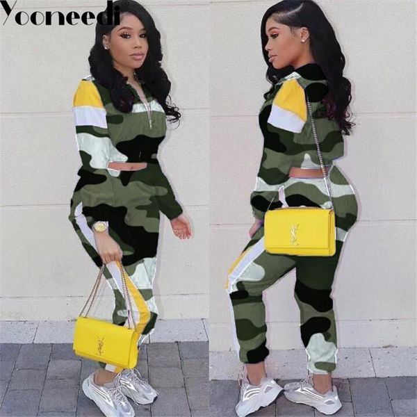 two piece dress yooneedi 2021 quality arrival casual 2 pcs women set color camouflage o-neck long pants tracksuits yzm1021, White
two piece dress yooneedi 2021 quality arrival casual 2 pcs women set color camouflage o-neck long pants tracksuits yzm1021, White