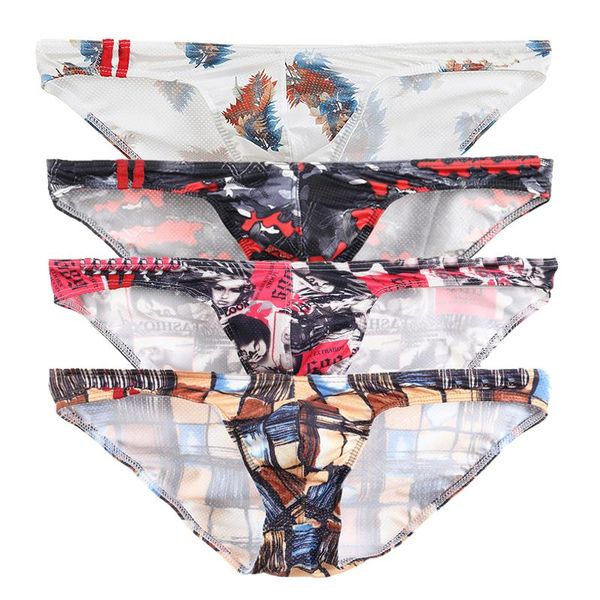 underpants 4pcs/lots men briefs bugle pouch mesh underwear cueca slip homme printed underpant panties quick dry bikini tanga plus size, Black;white
underpants 4pcs/lots men briefs bugle pouch mesh underwear cueca slip homme printed underpant panties quick dry bikini tanga plus size, Black;white