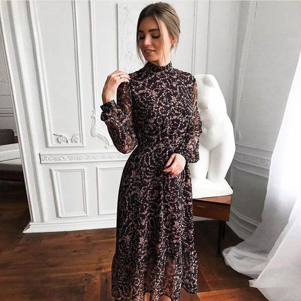 casual dresses linglewei spring and summer women's dress round neck long sleeve floral, Black;gray
casual dresses linglewei spring and summer women's dress round neck long sleeve floral, Black;gray