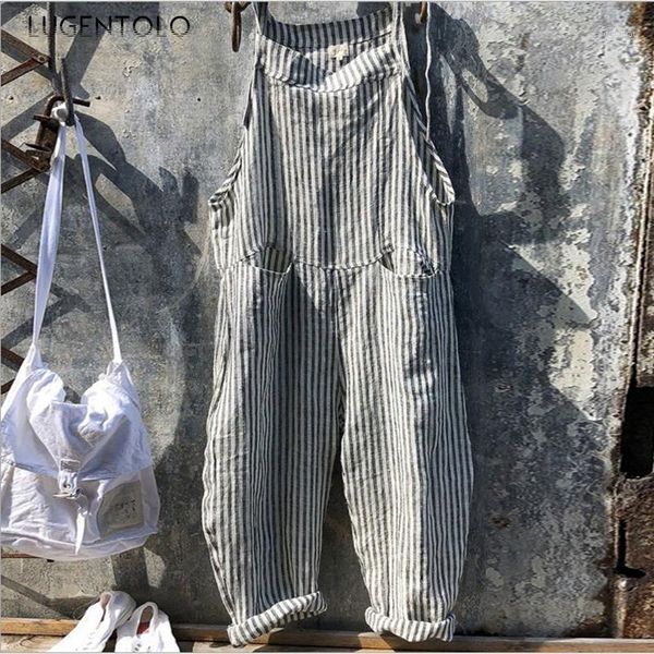 women's pants & capris large size women overalls stripe loose summer lace-up female casual wide legs pocket street long lugentolo, Black;white
women's pants & capris large size women overalls stripe loose summer lace-up female casual wide legs pocket street long lugentolo, Black;white