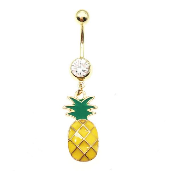 pineapple pineapple navel ring button puncture human body jewelry
pineapple pineapple navel ring button puncture human body jewelry