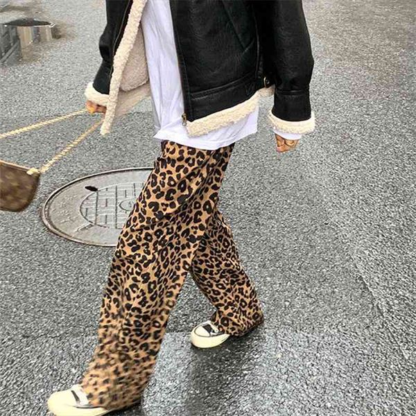 y2k leopard print wide-leg autumn womens capris and winter outer wear all-match high-waist straight-leg trend, Black;white
y2k leopard print wide-leg autumn womens capris and winter outer wear all-match high-waist straight-leg trend, Black;white