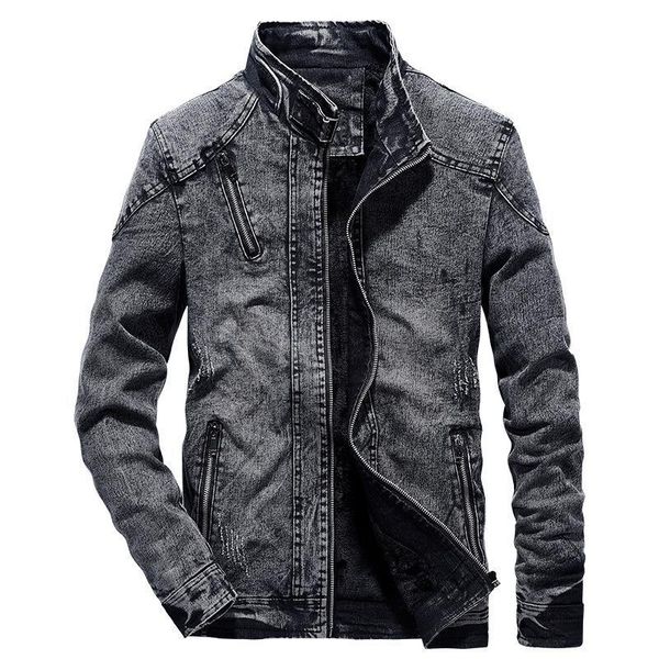 men's jackets vintage mens denim jacket solid casual jeans coat fashion stand clothes for men black blue bomber jsyw, Black;brown
men's jackets vintage mens denim jacket solid casual jeans coat fashion stand clothes for men black blue bomber jsyw, Black;brown