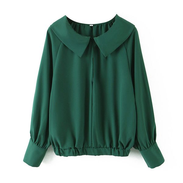 women blouses fashion long sleeve peter pan collar office shirt blouse casual loose blusas femininas 210430, White
women blouses fashion long sleeve peter pan collar office shirt blouse casual loose blusas femininas 210430, White