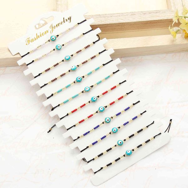 selling bohemian millet beads beaded devil's eye hand woven bracelet 12 sets, Golden;silver
selling bohemian millet beads beaded devil's eye hand woven bracelet 12 sets, Golden;silver