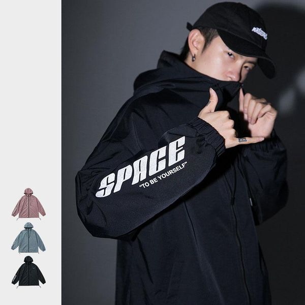 men's jackets men fashion hooded jacket spring autumn light reflective windbreakers coat loose hip hop korean streetwear for male, Black;brown
men's jackets men fashion hooded jacket spring autumn light reflective windbreakers coat loose hip hop korean streetwear for male, Black;brown