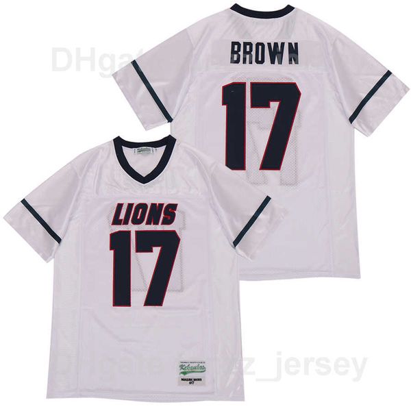 men high school football 17 marquise brown jersey south broward hollywood team color white university stitching and sewing breathable pure c, Black
men high school football 17 marquise brown jersey south broward hollywood team color white university stitching and sewing breathable pure c, Black